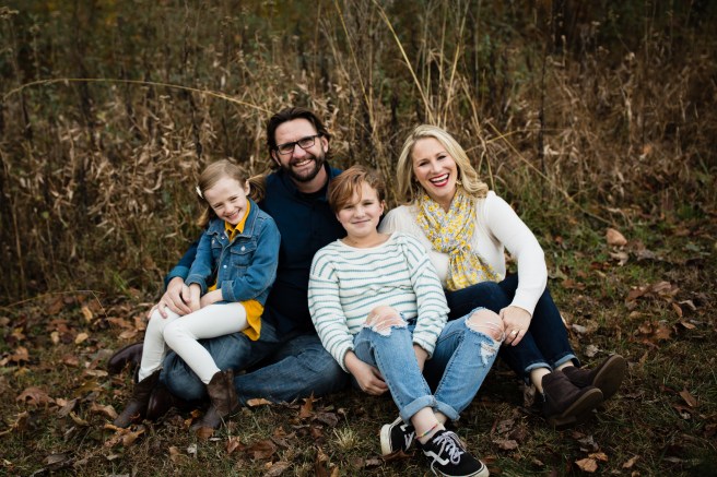 H fam sitting big smiles